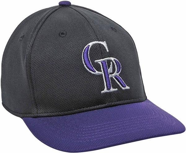 MLB-350-Colorado Rockies™ Black/Purple 1COA-ALTERNATE