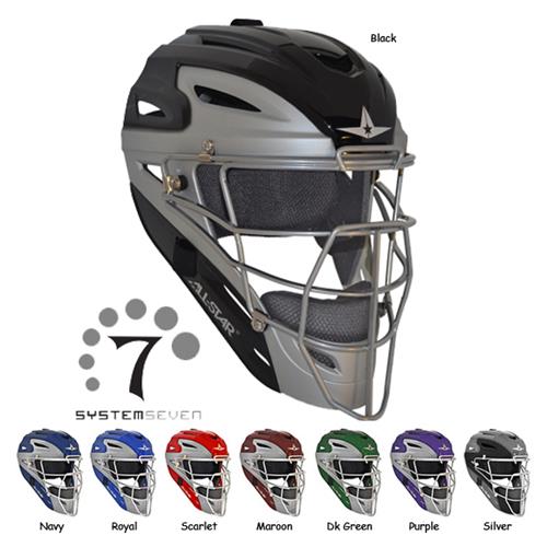 ALL-STAR MVP4000 Baseball Catcher's Helmets-NOCSAE. Free shipping.  Some exclusions apply.