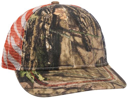 OC CWF-400M American Flag Camo Mesh Back Cap. Embroidery is available on this item.