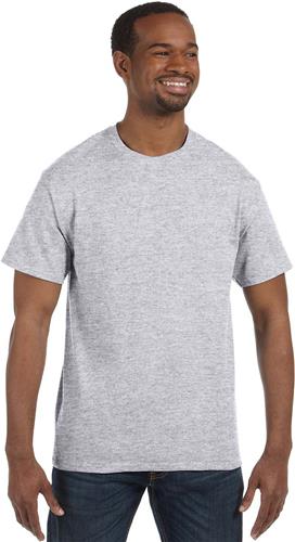 Hanes Mens Rib Crewneck Authentic-T T-Shirt 5250T. Printing is available for this item.