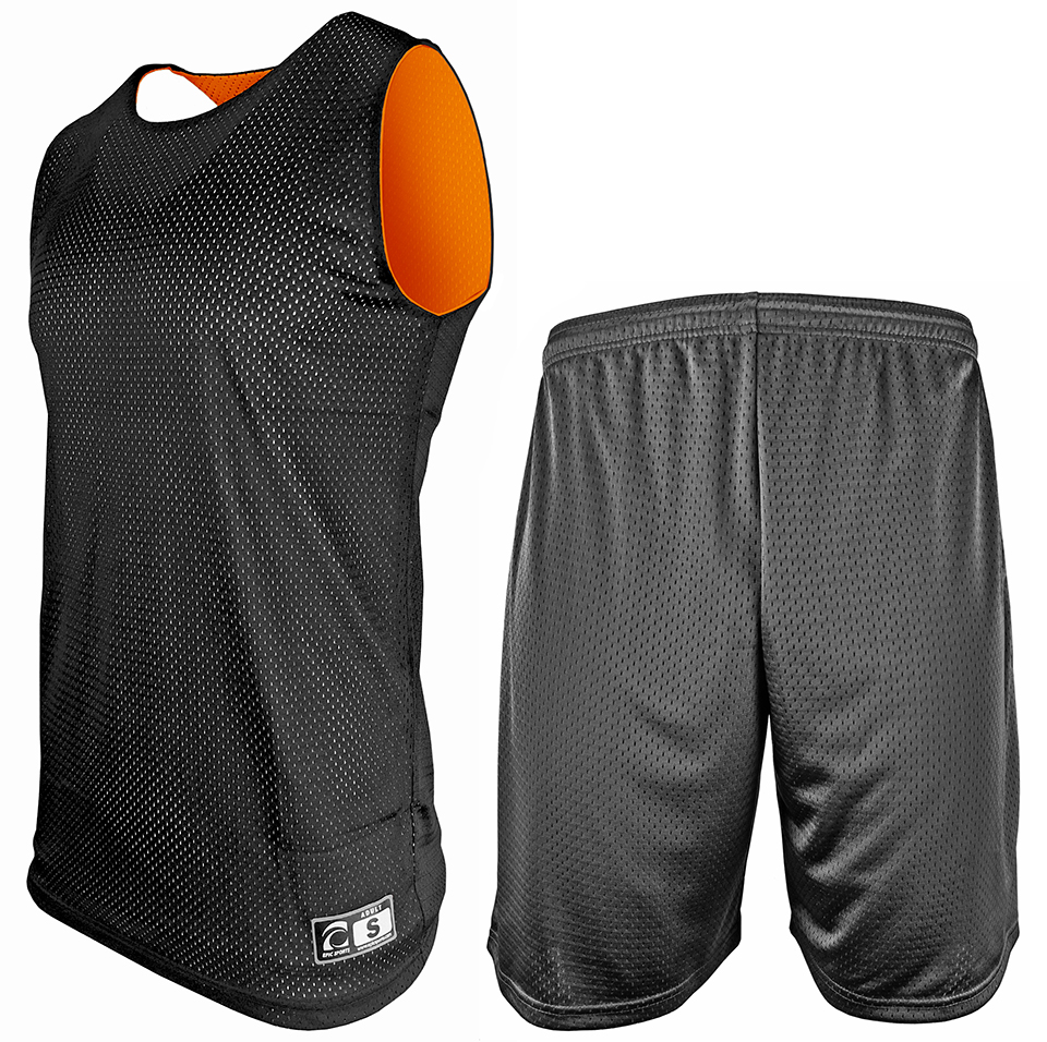 E138972 Epic Adult & Youth 2-Layer Reverse Basketball Jersey Shorts Kit