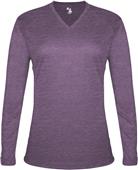 Badger Sport Womens Tri-Blend Long Sleeve Tee