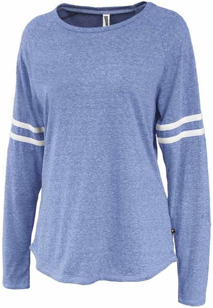 Pennant Women's Triblend Stripe Crew