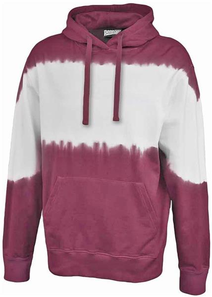 maroon tie dye hoodie