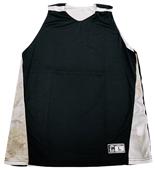 Youth (YL - Black) Pro Basketball Jersey - White is discolored