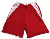 Pro Basketball Shorts Adult (AM - BLACK/WHITE) - White is discolored