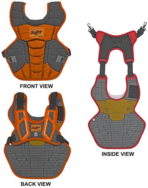 Rawlings NOCSAE Velo 2.0 Chest Protector | Epic Sports