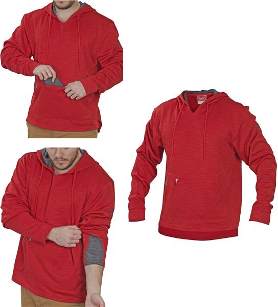 Rawlings mens Rawlings adult fleece hoodie 