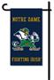 NCAA Notre Dame Mini Garden Flag w/Pole