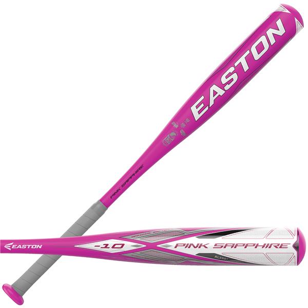 Batte De Softball Easton Pink Sapphire FP20PSA - 29", 19 Oz, -10, Aluminium