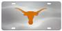 Fan Mats NCAA Texas Diecast License Plate