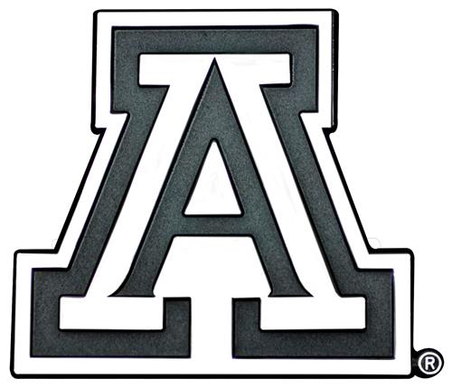 Fan Mats NCAA Arizona Chrome Emblem
