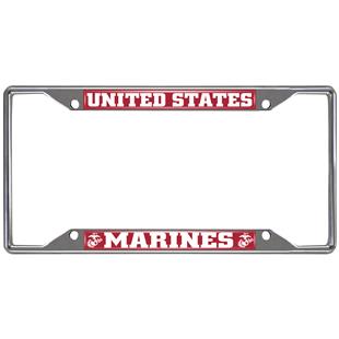 Fan Mats U.S. Marines License Plate Frame