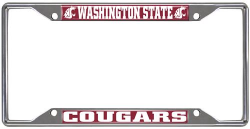 Fan Mats NCAA Washington State License Plate Frame