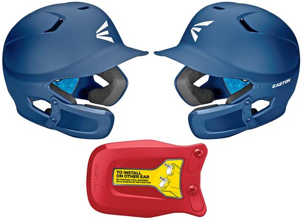 Easton Z5 2.0 Stars & Stripes Baseball Batting Helmet w/ Universal Jaw Guard 
