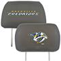 Fan Mats NHL Nashville Head Rest Covers (pair)