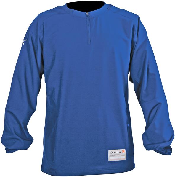 easton pullover baseball jacket