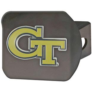 One Sized Team Colors FANMATS NCAA Georgia Tech Color Hitch Blackcolor Hitch Black