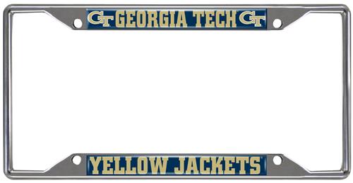 Fan Mats NCAA Georgia Tech License Plate Frame