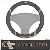 Fan Mats NCAA Georgia Tech Steering Wheel Cover