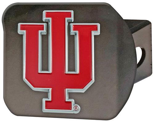 Fan Mats NCAA Indiana Black/Color Hitch Cover