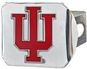 Fan Mats NCAA Indiana Chrome/Color Hitch Cover