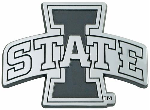 Fan Mats NCAA Iowa State Chrome Emblem