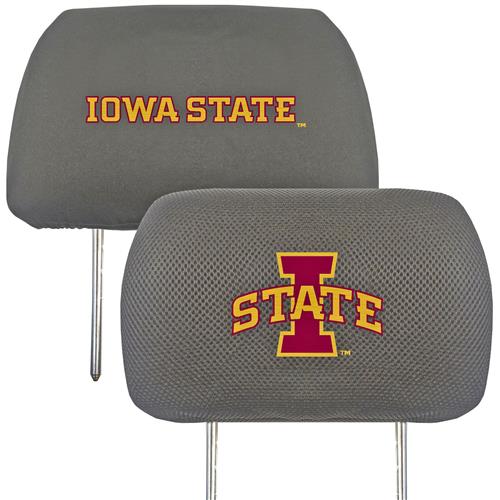 Fan Mats NCAA Iowa State Head Rest Cover (set)