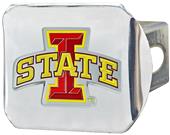 Fan Mats NCAA Iowa State Chrome/Color Hitch Cover