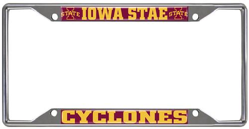 Fan Mats NCAA Iowa State License Plate Frame