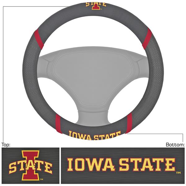 Fan Mats NCAA Iowa State Steering Wheel Cover