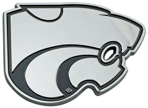 Fan Mats NCAA Kansas State Chrome Emblem