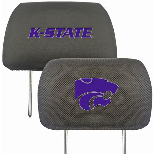 Fan Mats NCAA Kansas State Head Rest Cover (set)