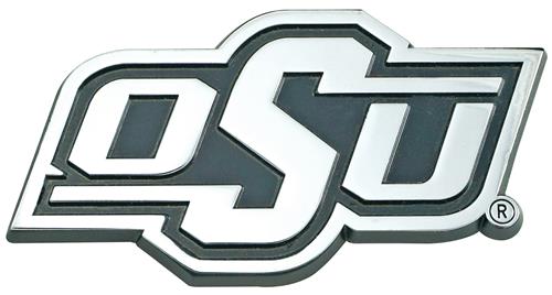 Fan Mats NCAA Oklahoma State Chrome Emblem