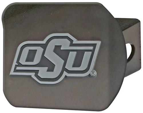 Fan Mats NCAA Oklahoma State Black Hitch Cover