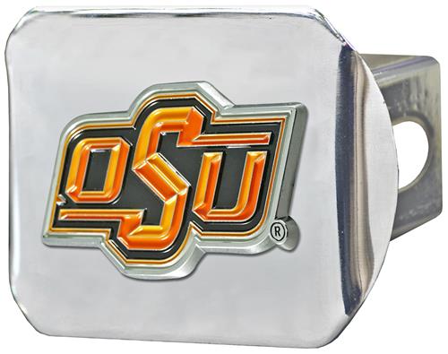 Fan Mats NCAA OSU Chrome/Color Hitch Cover