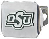 Fan Mats NCAA Oklahoma State Chrome Hitch Cover