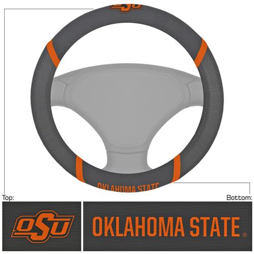 Fan Mats NCAA Oklahoma State Steering Wheel Cover