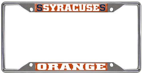 Fan Mats NCAA Syracuse License Plate Frame
