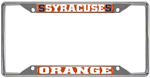 Fan Mats NCAA Syracuse License Plate Frame