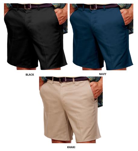 Blue Generation Men's Flat Front Twill Shorts