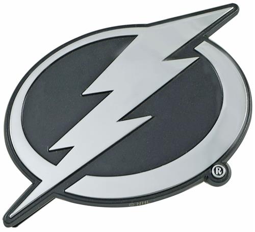 Fan Mats NHL Tampa Bay Lightning Chrome Emblem