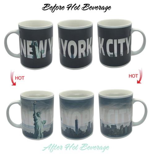 Sunkiss New York City Skyline ThermoH Exray Color Changing Coffee Mug