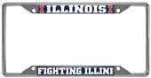 Fan Mats NCAA Illinois License Plate Frame