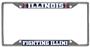 Fan Mats NCAA Illinois License Plate Frame