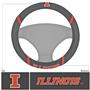 Fan Mats NCAA Illinois Steering Wheel Cover