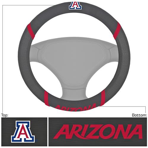 Fan Mats NCAA Arizona Steering Wheel Cover