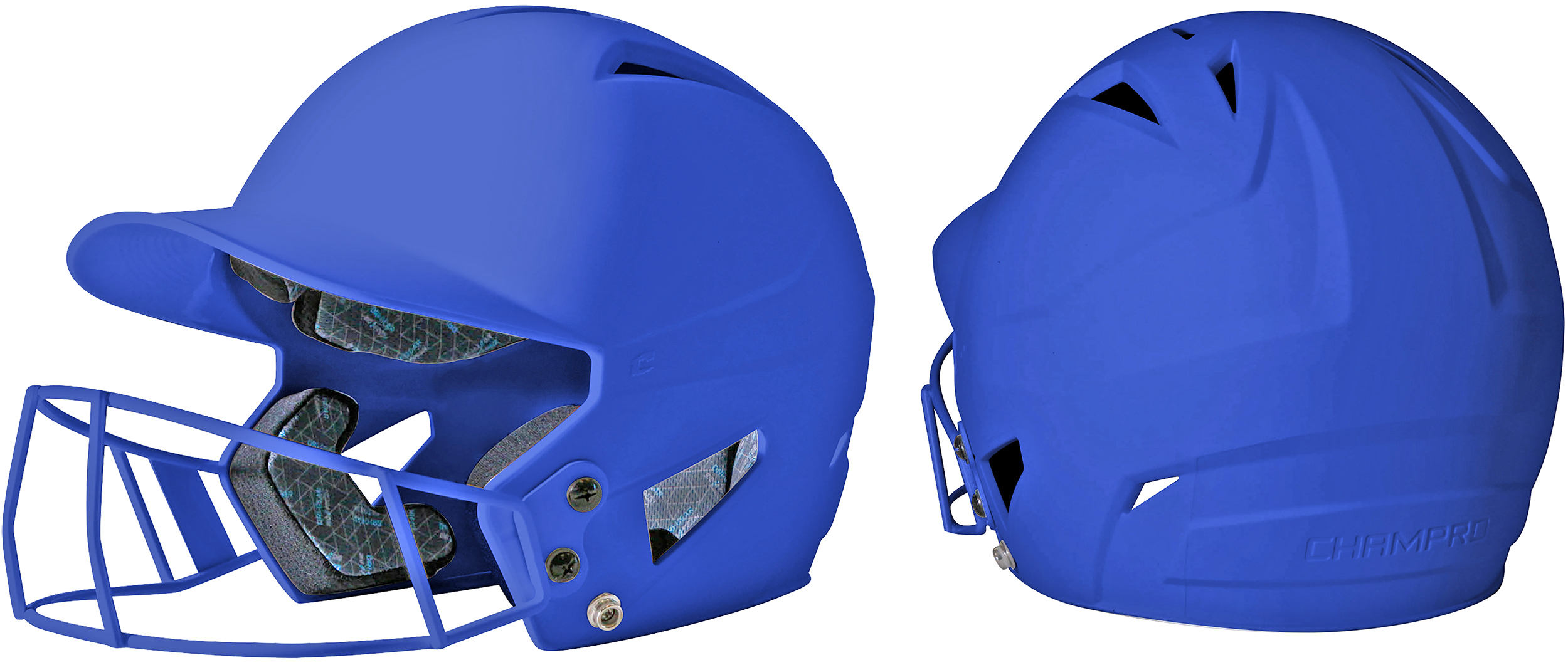 E140488 Champro HX Rise Softball Batting Helmet w/Facemask