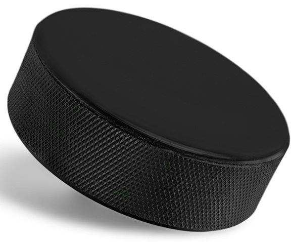 4-Pack Official Size Hockey Pucks 6oz | 3" Diameter, 1" Thick, For Practice & Training, Indoor/Outdoor