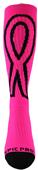 Breast Cancer Huge Ribbon Kneehigh/OTC Socks PAIR